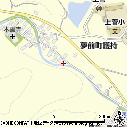 兵庫県姫路市夢前町護持458周辺の地図