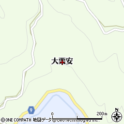 静岡県浜松市天竜区大栗安周辺の地図