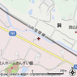 兵庫県三田市下相野2236周辺の地図
