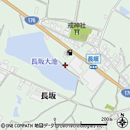 兵庫県三田市長坂284周辺の地図