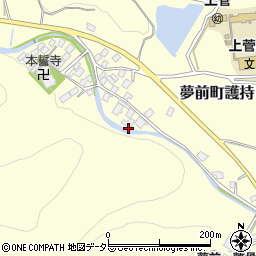 兵庫県姫路市夢前町護持464周辺の地図