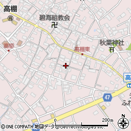愛知県安城市高棚町郷411周辺の地図