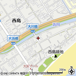 静岡県静岡市駿河区西島1044周辺の地図