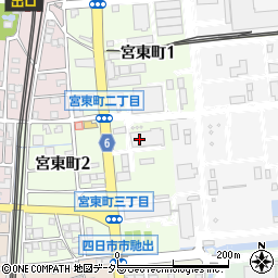 四日市合成株式会社　本社総務企画部周辺の地図