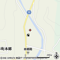 岡山県新見市哲多町本郷635周辺の地図