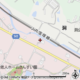 兵庫県三田市下相野2234周辺の地図