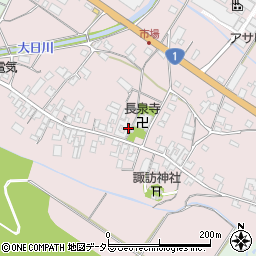 滋賀県甲賀市土山町市場193周辺の地図