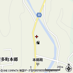 岡山県新見市哲多町本郷634-1周辺の地図
