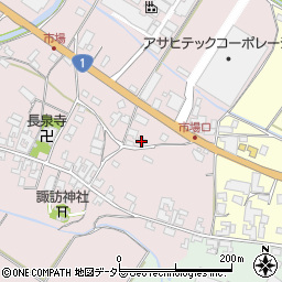 滋賀県甲賀市土山町市場428周辺の地図