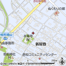 愛知県安城市赤松町新屋敷170-3周辺の地図