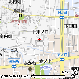 京都府長岡京市井ノ内南内畑28-9周辺の地図