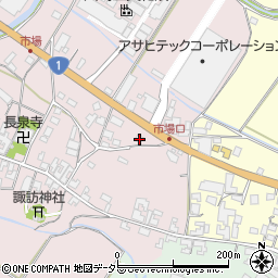 滋賀県甲賀市土山町市場446周辺の地図