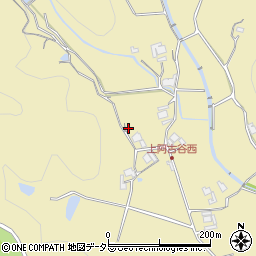 兵庫県川辺郡猪名川町上阿古谷535周辺の地図