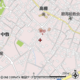 愛知県安城市高棚町郷279-8周辺の地図