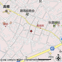 愛知県安城市高棚町郷402周辺の地図