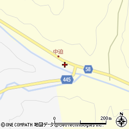 広島県庄原市西城町中迫48周辺の地図