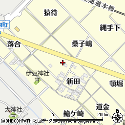 愛知県岡崎市渡町新田西3周辺の地図