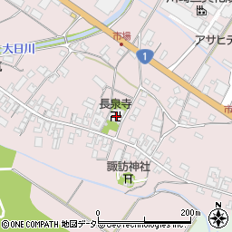 滋賀県甲賀市土山町市場185周辺の地図