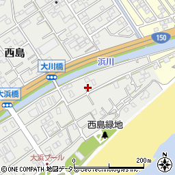 静岡県静岡市駿河区西島1118周辺の地図