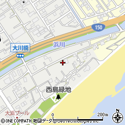 静岡県静岡市駿河区西島1160周辺の地図