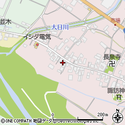 滋賀県甲賀市土山町市場256周辺の地図