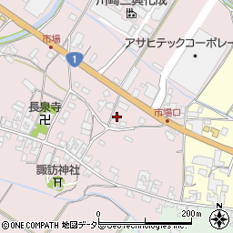 滋賀県甲賀市土山町市場426周辺の地図