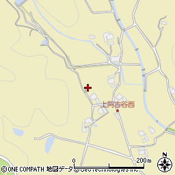 兵庫県川辺郡猪名川町上阿古谷536周辺の地図