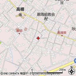 愛知県安城市高棚町郷389周辺の地図