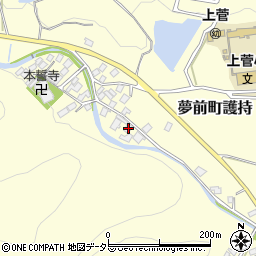 兵庫県姫路市夢前町護持461周辺の地図