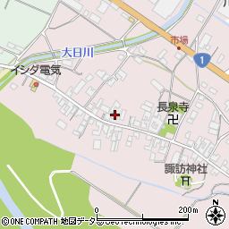 滋賀県甲賀市土山町市場236周辺の地図