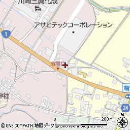 滋賀県甲賀市土山町市場453周辺の地図