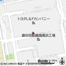 愛知県高浜市豊田町周辺の地図