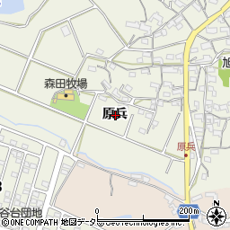 愛知県知多市大興寺原兵周辺の地図