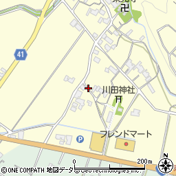 滋賀県甲賀市土山町頓宮周辺の地図