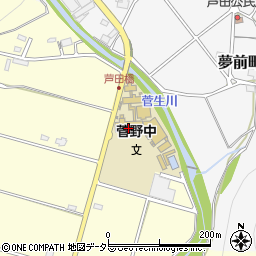 姫路市立菅野中学校周辺の地図