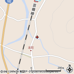 岡山県新見市哲西町矢田221-1周辺の地図