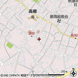 愛知県安城市高棚町郷309周辺の地図