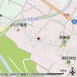 滋賀県甲賀市土山町市場269周辺の地図