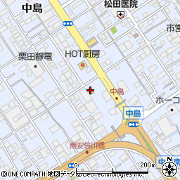 ファミリーマート静岡中島店周辺の地図