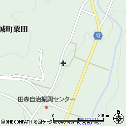 広島県庄原市東城町粟田1394周辺の地図