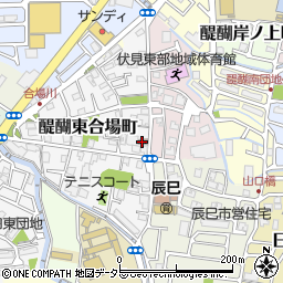 辰巳児童館周辺の地図