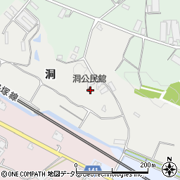 兵庫県三田市洞213周辺の地図