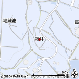 愛知県知多郡阿久比町板山福井周辺の地図
