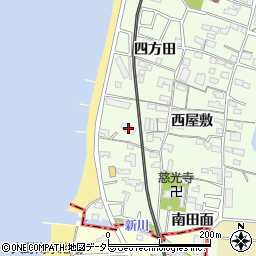 愛知県知多市大草四方田62周辺の地図