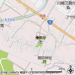 滋賀県甲賀市土山町市場191周辺の地図