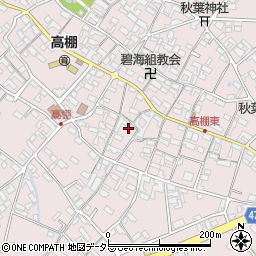 愛知県安城市高棚町郷385周辺の地図