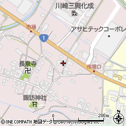 滋賀県甲賀市土山町市場412周辺の地図