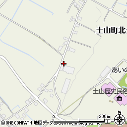 滋賀県甲賀市土山町北土山2349-1周辺の地図
