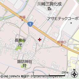 滋賀県甲賀市土山町市場409周辺の地図