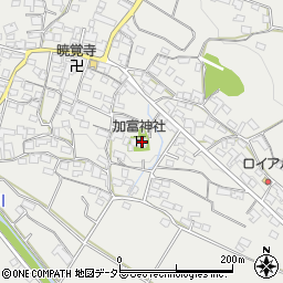 加富神社周辺の地図